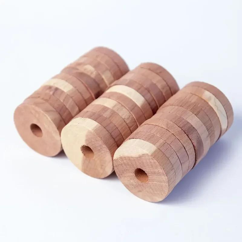 10Pcs Cedar Block Fresh Odour Deterrent Insect Wardrobe Health Natural Clothes Camphor Insect Repellent Moth Wood Home Supply 4