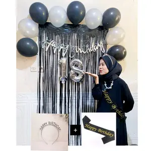 PAKET DEKORASI ULTAH FREE SLEMPANG DAN BANDO