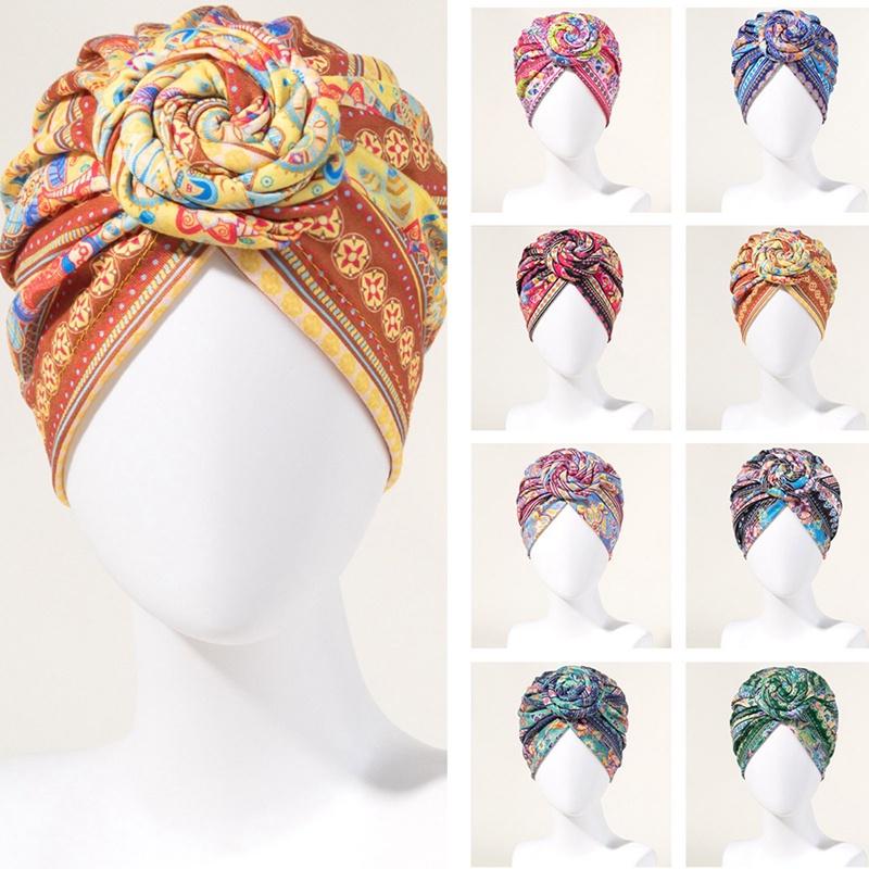 Women Braided Top Knot Turban Scarf Arab Wrap HeadScarf Read - TikTok ...