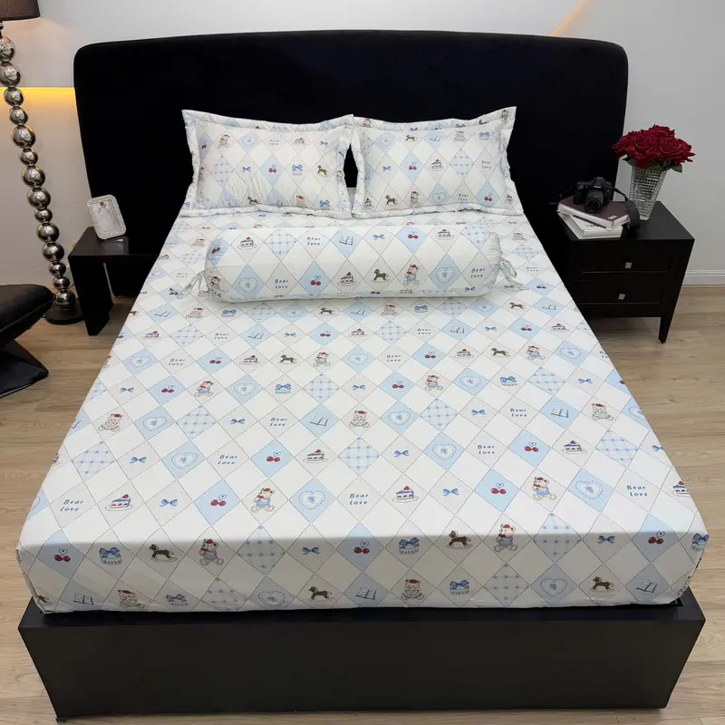 SET ga + 2 gối lụa thái mềm mại thoáng mát (chọn màu) 8