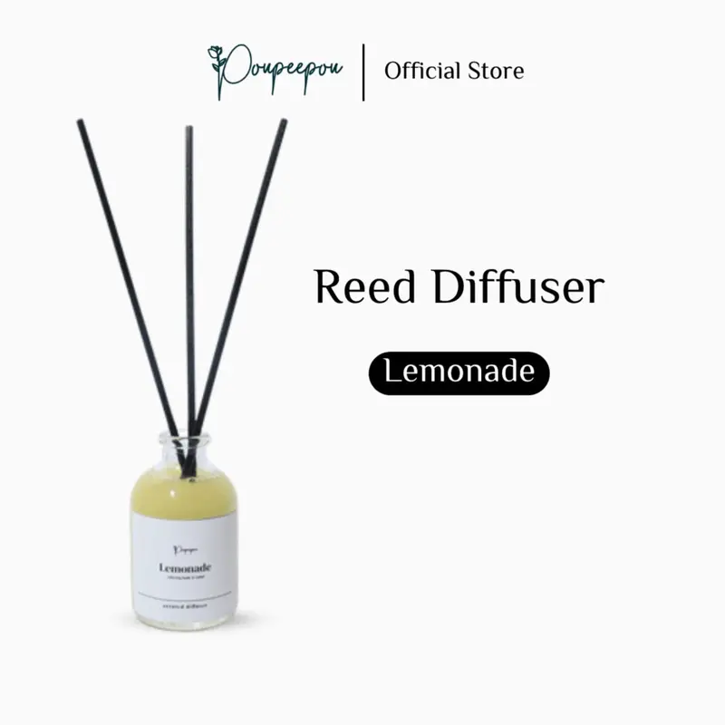 Poupeepou Diffuser Aromatherapy Aesthetic dan Refill Diffuser | Difuser Aroma Pengharum Ruangan Pewangi 7