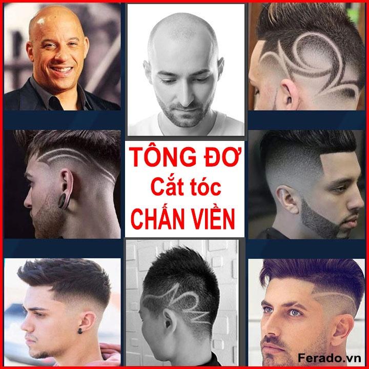 Tông đơ cắt tóc bấm viền tạo kiểu tóc dùng làm máy cạo râu 3