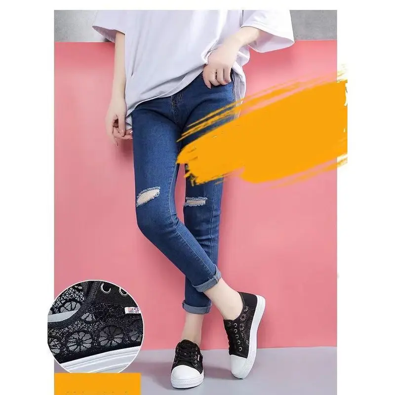 Giày Thể Thao Nữ, Mềm Mại Nhẹ Thoáng Khí , Lưới Mỏng Phong Cách Mới GN47 Shoes Sneaker giay hocsinh tho 7