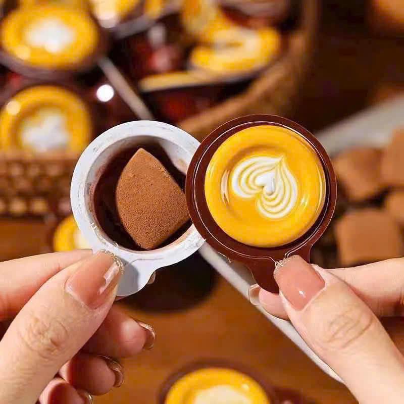 Product Introduction of 1kg Kẹo Cà Phê Sữa Capuchino 5D, Kẹo Dẻo Thơm Ngon - Cafe, Coffee, Snack, Candy, Thức Ăn, Food, Ăn Vặt 5