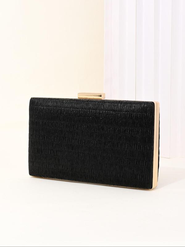 Women's Elegant Glitter Evening Bag, Exquisite Trendy Clutch Purse with Detachable Chain Strap, Fashionable Bag for Party Decoration 6