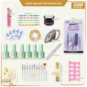 Promo paket nailart NON UV LED Nailart Pro / Paket Usaha Nailart Pro