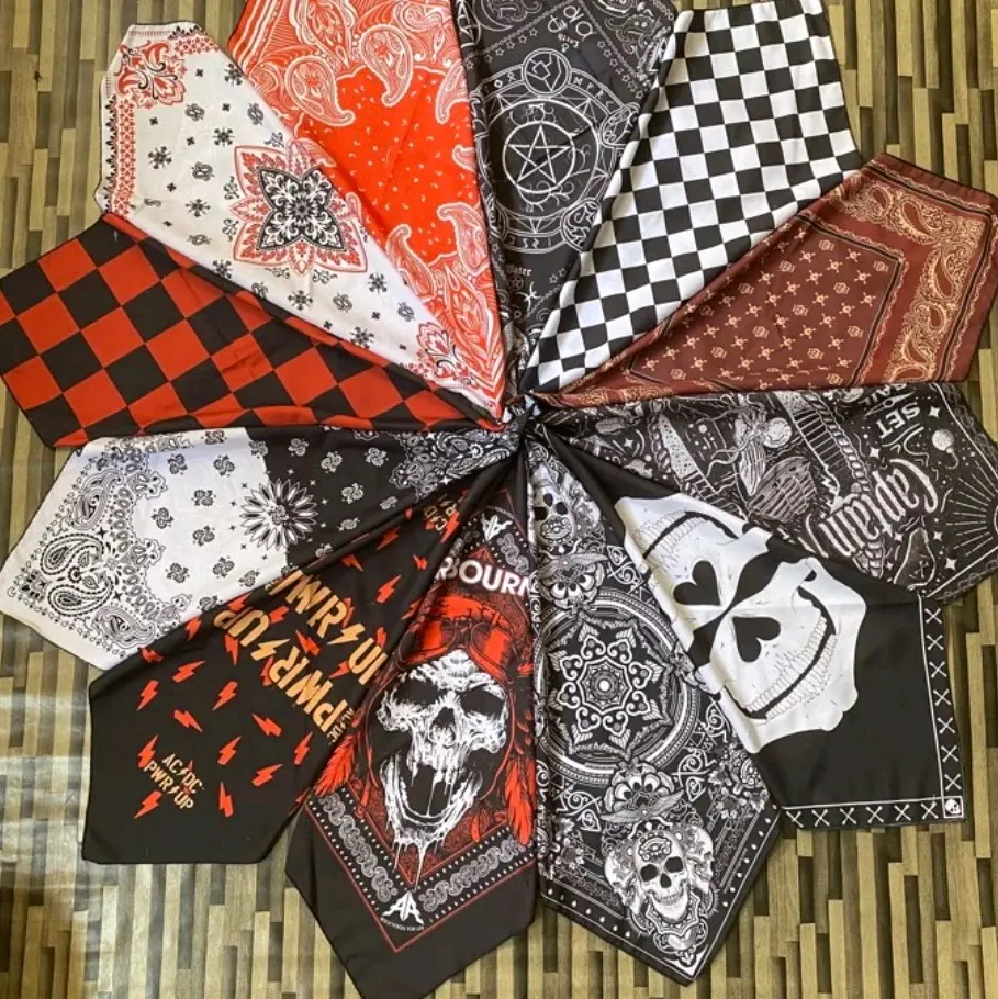 BANGBUNG SHOP-  slayer bandana scraf multi fungsi pria wanita aksesoris fashion  Syal Hiasan slayer  bandana
