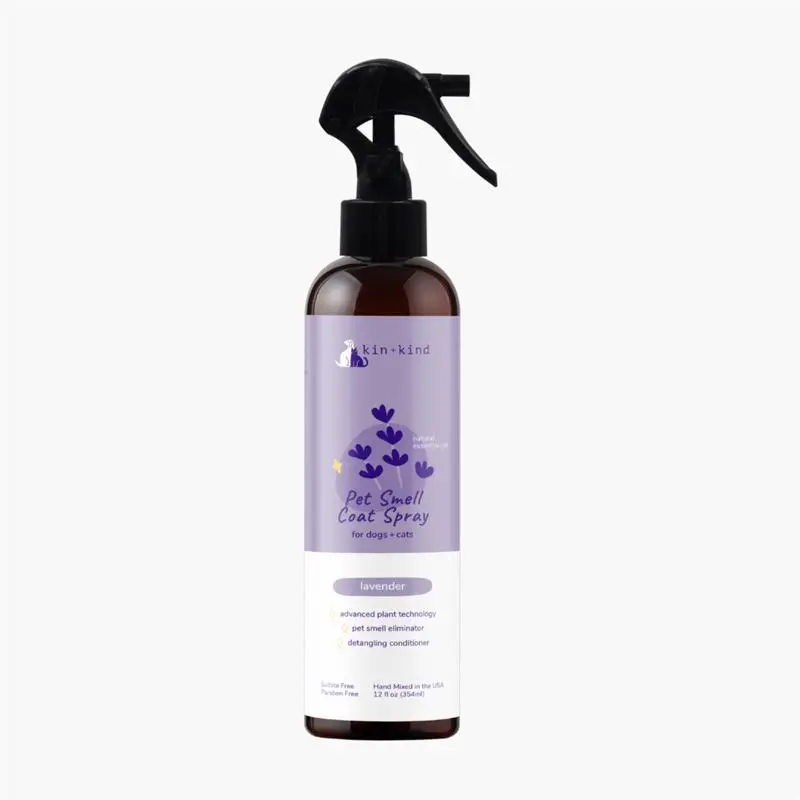 Kin + Kind - Lavender Coat Spray For Dog & Cat Smells (354ml)