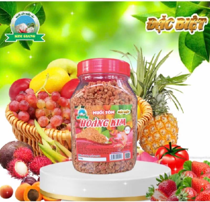 Hủ 100g(80g) Muối Tôm Hoàng Kim - Miền Tây KIM GIANG Thơm Ngon