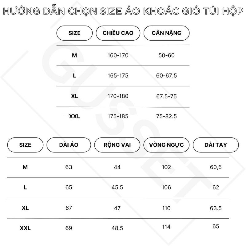 Áo khoác gió túi hộp phong cách Hàn dễ phối đồ GUSSET MEN AG05 8