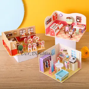 Puzzle Foam 3D DIY BEDROOM / Interior mainan edukasi anak