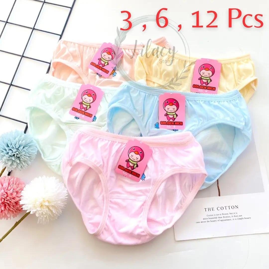 3 , 6 , 12 Pcs CD anak golden nick 1187 Motif Print / Celana dalam golden Nick anak / CD golden Nick anak 1187 Good Quality