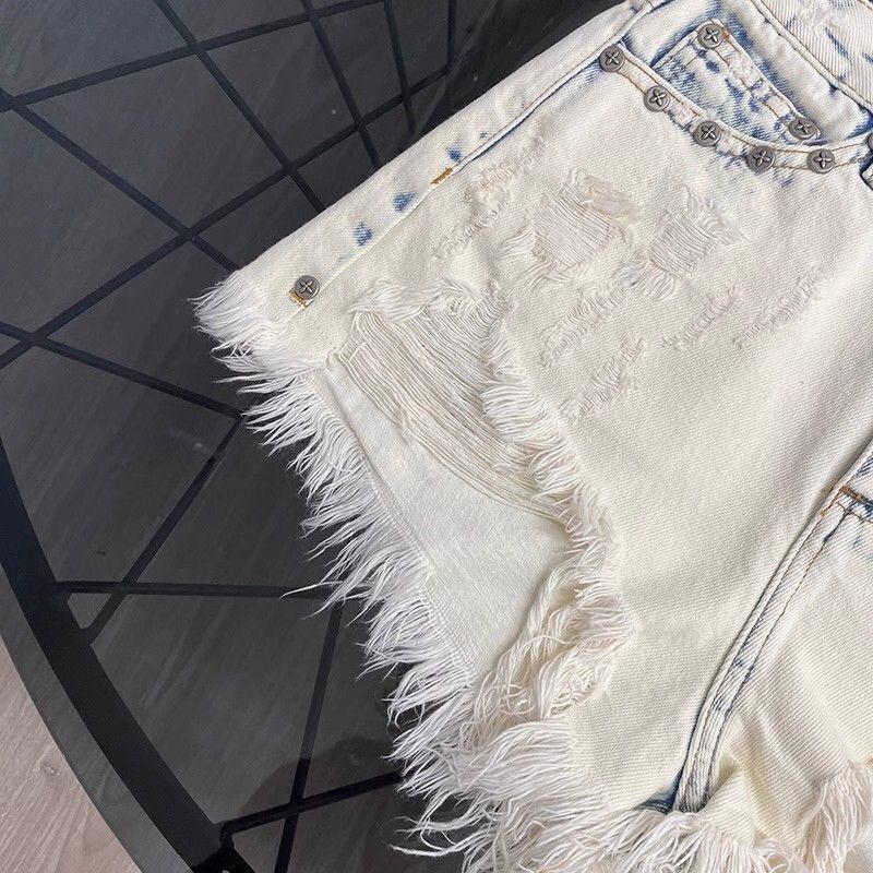 Product Introduction of Quần Short Rách, Cạp Cao, Phong Cách Mỹ, Giặt Nặng Rock, Thời Trang, Quần Jean Rách Sờn, Xu Hướng Mùa Hè 2024 11