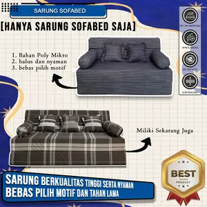 Sarung Sofabed Motif Dewasa Polos Karakter Bahan Disperse