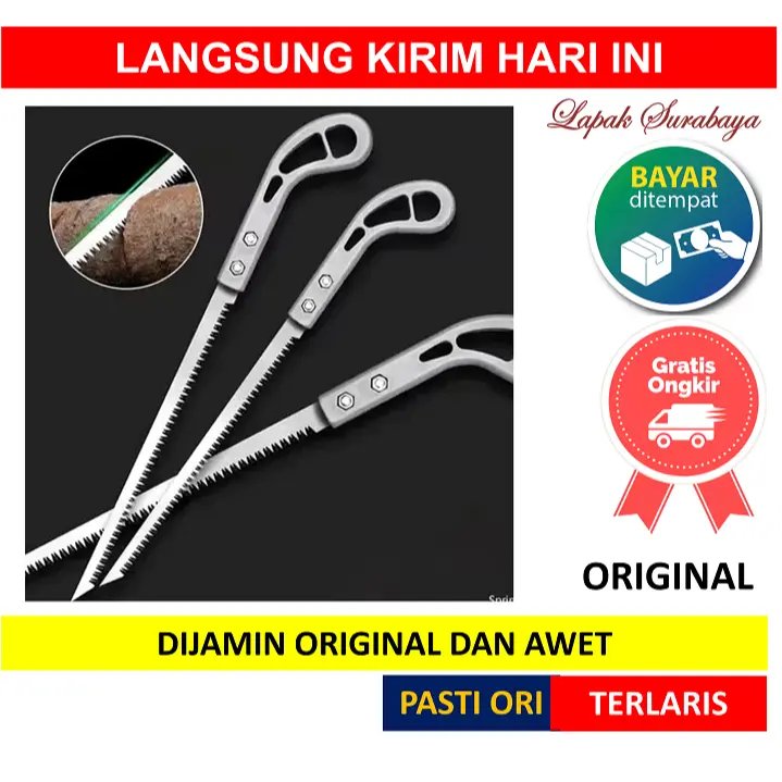 GERGAJI BONSAI SK5 SK GERGAJI KAYU Tangan Hand Saw Manual Runcing Panjang Pemotong Dahan Ranting Pohon Tajam Manual Woodworking Hand Saw Bambu Pvc