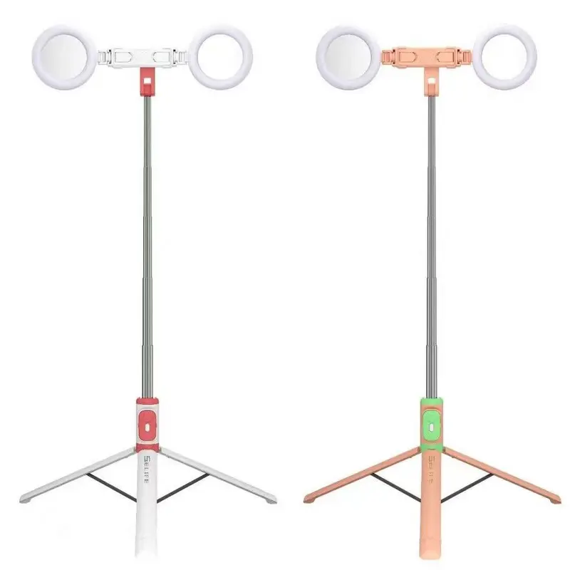 Tongsis Tripod Serbaguna JC-18 SelfieStick Wireless remote bluetooth lampu 1