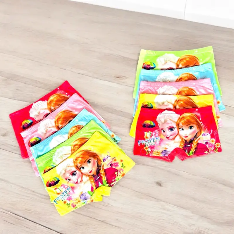 Set 5 quần đùi chip bé gái họa tiết ELSA cực kì dễ thương (8-45kg),chất liêu cotton, mềm mịn 4