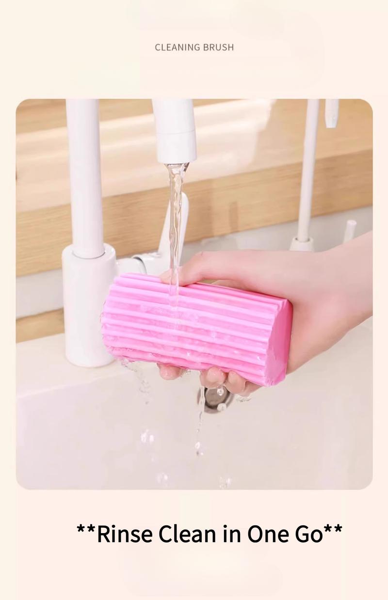 Product Introduction of Super Absorbent  Scrub - PVA High-Density Water Absorbent Cloth, Kitchen Sink Cleaning Towel clam  duster magic  dust cleaning  tools sponge 3