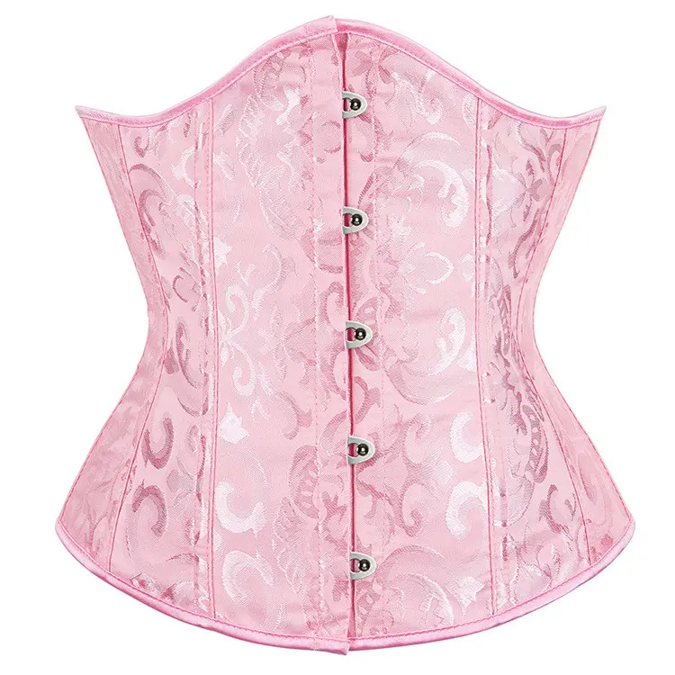 Women Gothic Underbust Corset Waist Trainer Slimming Bustiers Lingerie Shapewear Bones Basques Body Shaper