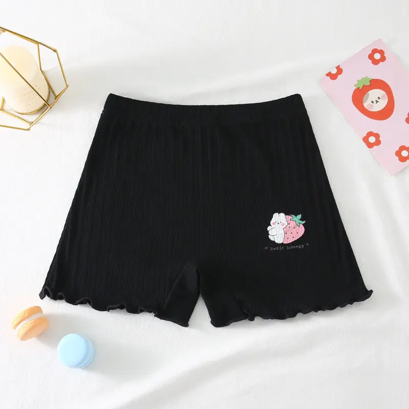 Quần Chip Cho Bé 4 Màu Chất Liệu Thun Cotton Mềm Mại, Thoáng Mát Họa Tiết Đáng Yêu Cho Bé Gái (QC2) Vải Cotton Len 5