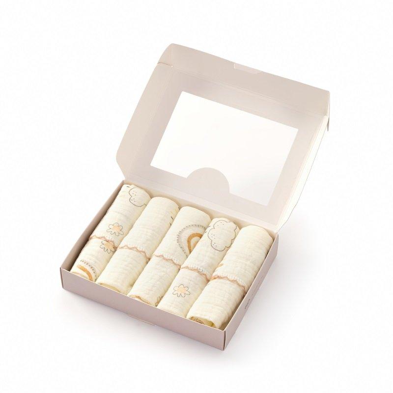 Product Introduction of Khăn sữa Muslin GEE- Hộp 5 khăn xô sữa muslin 2 lớp cao cấp, thấm hút tốt và mềm mịn cho làn da bé vàng mềm mại 28