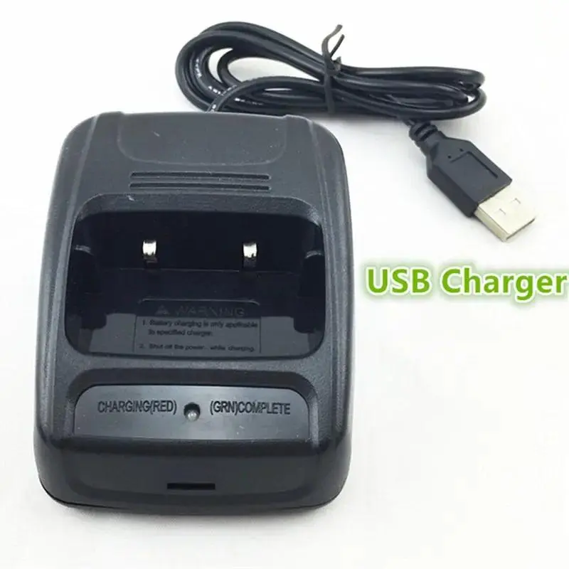 USB Charger For BAOFENG Walkie Talkie 888s Two Way Radio Accessories Li-ion Battery Desktop Charger