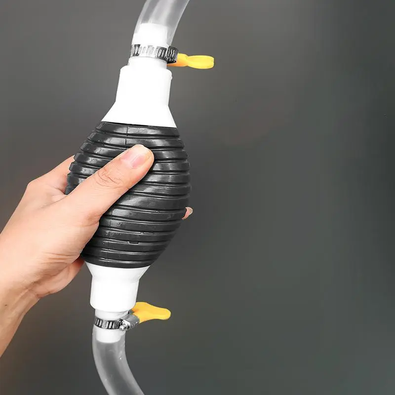 Car Manual Oil Tank Suction Pipe, 1 Set Oil Pump Pipe, Aquarium Fish Tank Siphon Change Pipe, Manual Cleaning Tool, Thickened and Lengthened Water Pump 5