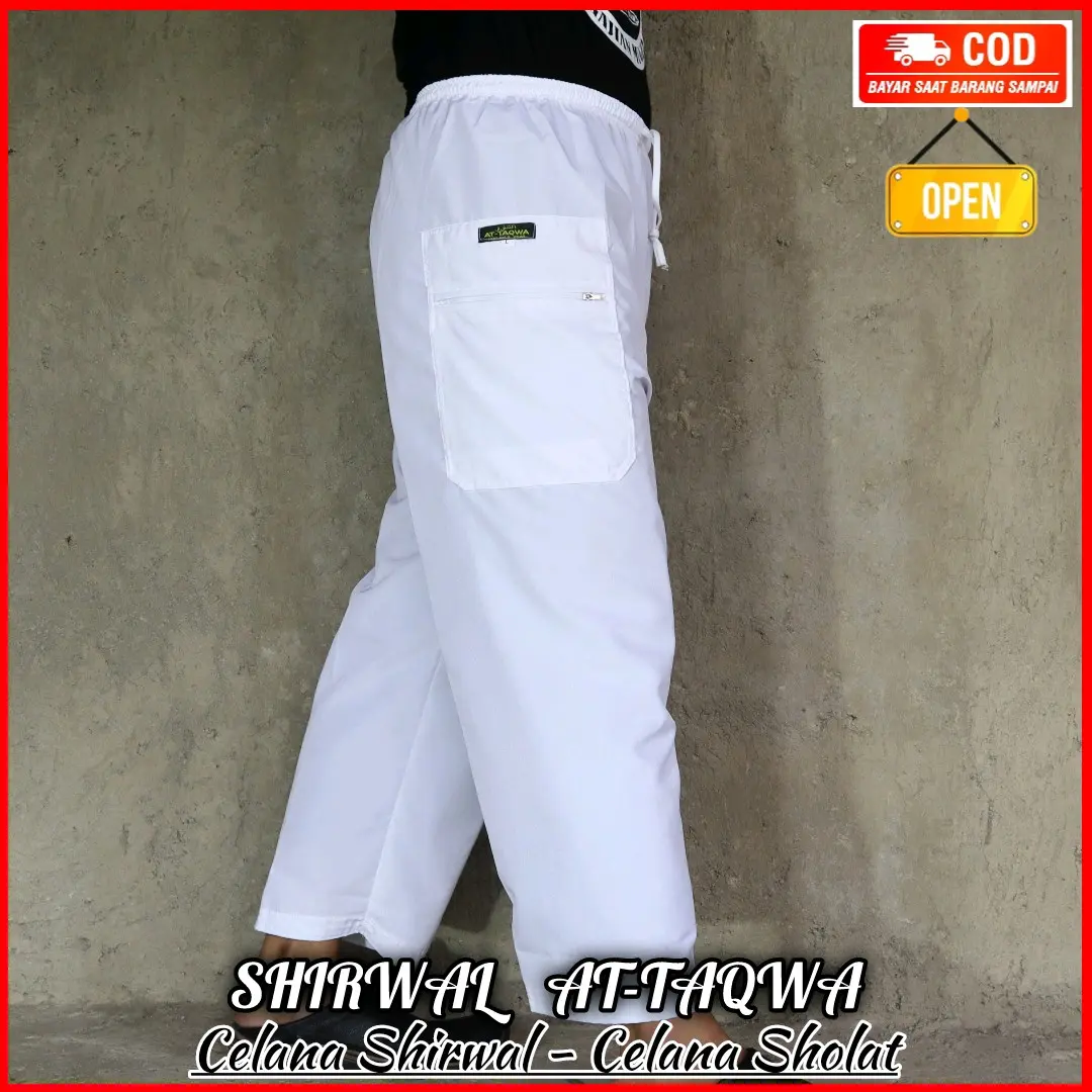CELANA Umroh - Haji | CELANA PANGSI | SIRWAL | KOMPRANG | SILAT | Sholat Laki-laki Muslim Pria Poliester Dewasa