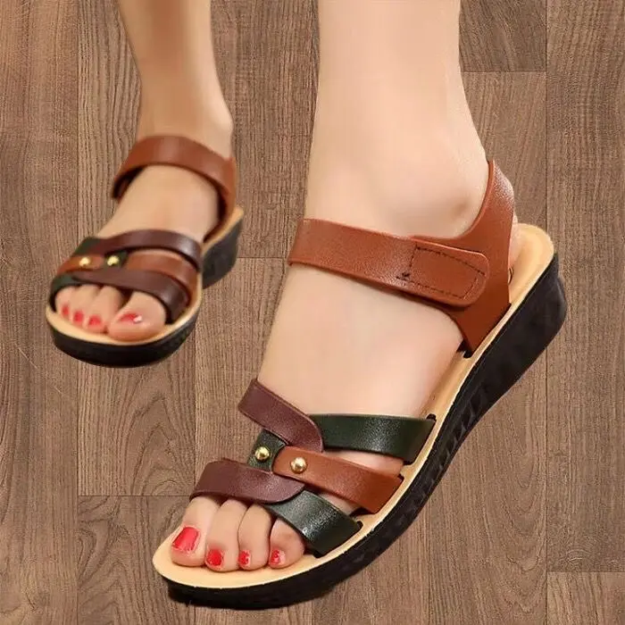 READY STOCK**K011 SmartChoice Women New Fashion Comfort & Premium Mum Rubber Sandal Sandals