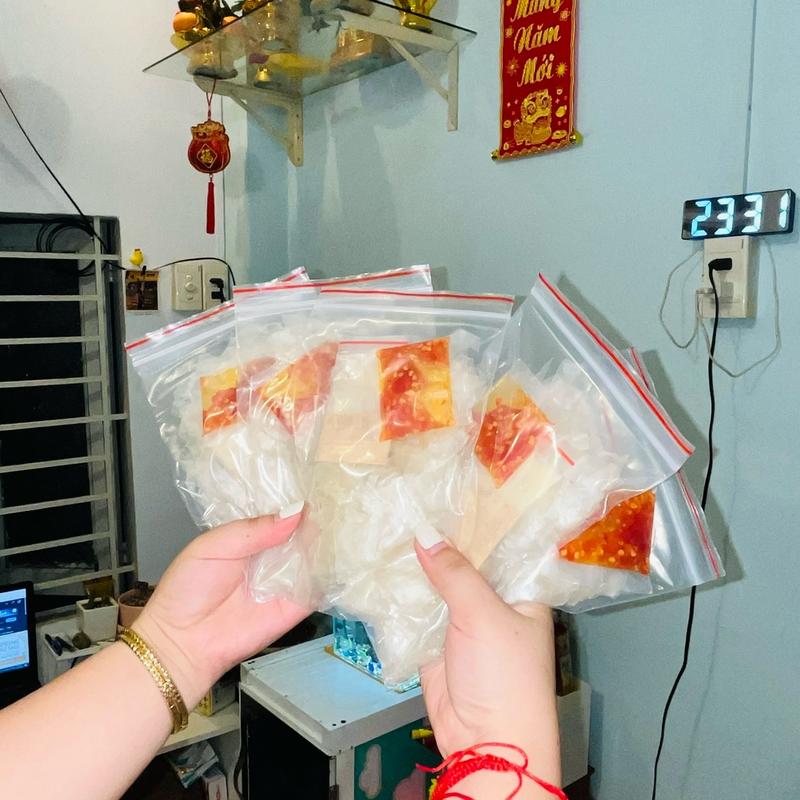 Combo 10 bịch bánh tráng phơi sương muối sặc ơt rim mật ong siêu cay Thức Ăn Food combobanh  trang phoi suong muoi Snack