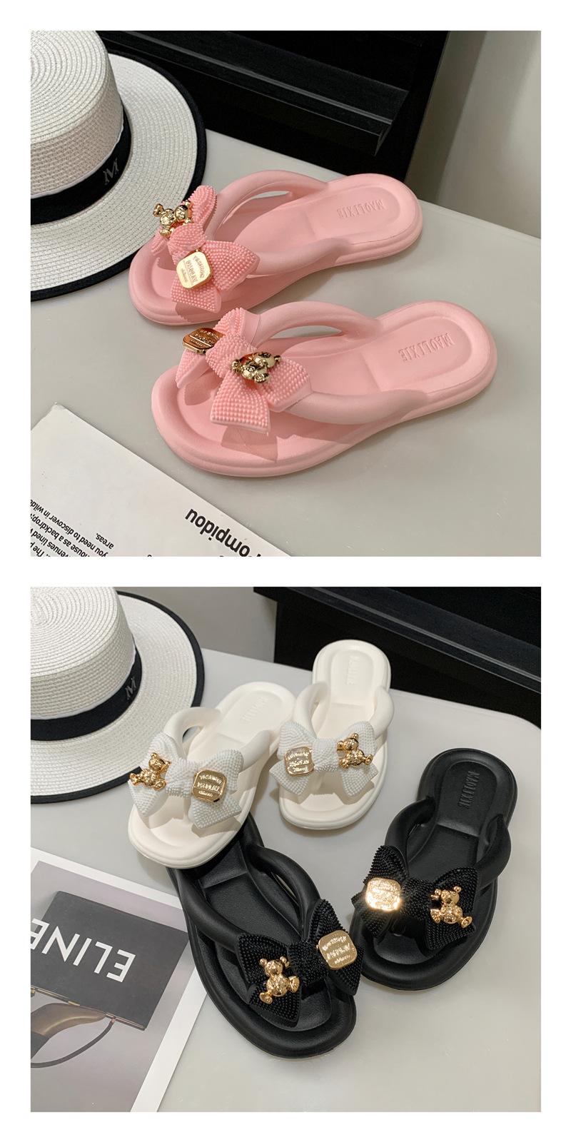 Product Introduction of Sandal Wanita, Gaya Peri, Selipar Musim Panas Baru, Rata, Sesuai untuk Di Luar, Selipar Pantai Fesyen, Gaya Ins, Untuk Wanita, Sandal Pantai Peri Musim Panas 14
