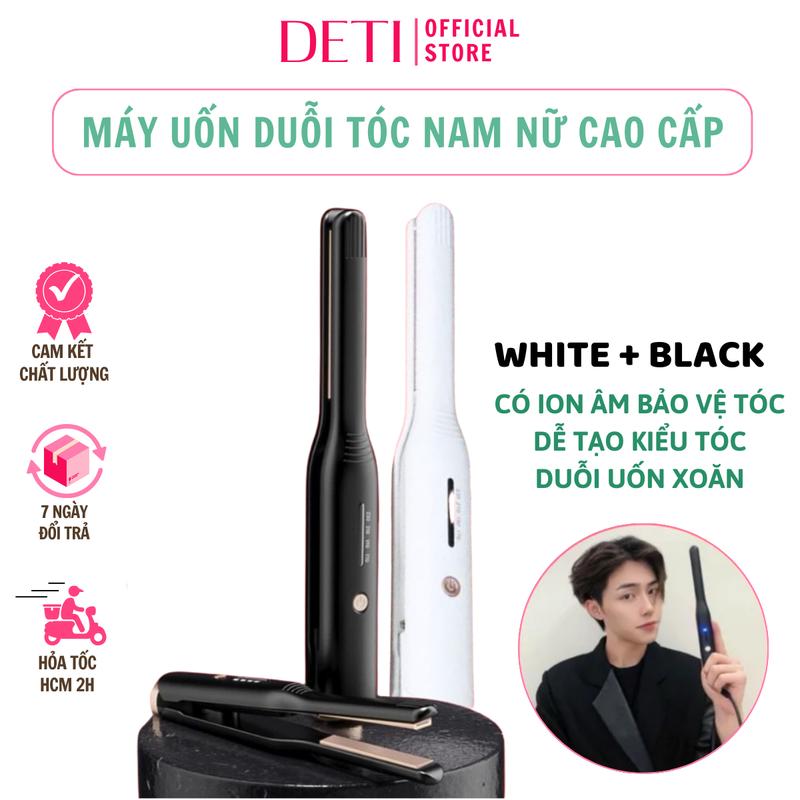 Máy uốn tóc nam, máy tạo kiểu tóc cho nam 2 in1, ép side tóc nam đa năng, máy duỗi tóc mini B128 DETI SHOP
