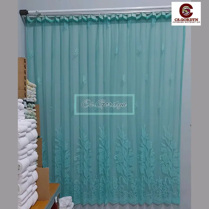 Gorden Vitrase Tulip pink tosca puring gorden siang 5