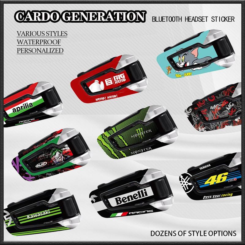 Bluetooth Headset Stickers CARDO Generation Headset Decorative - TikTok ...