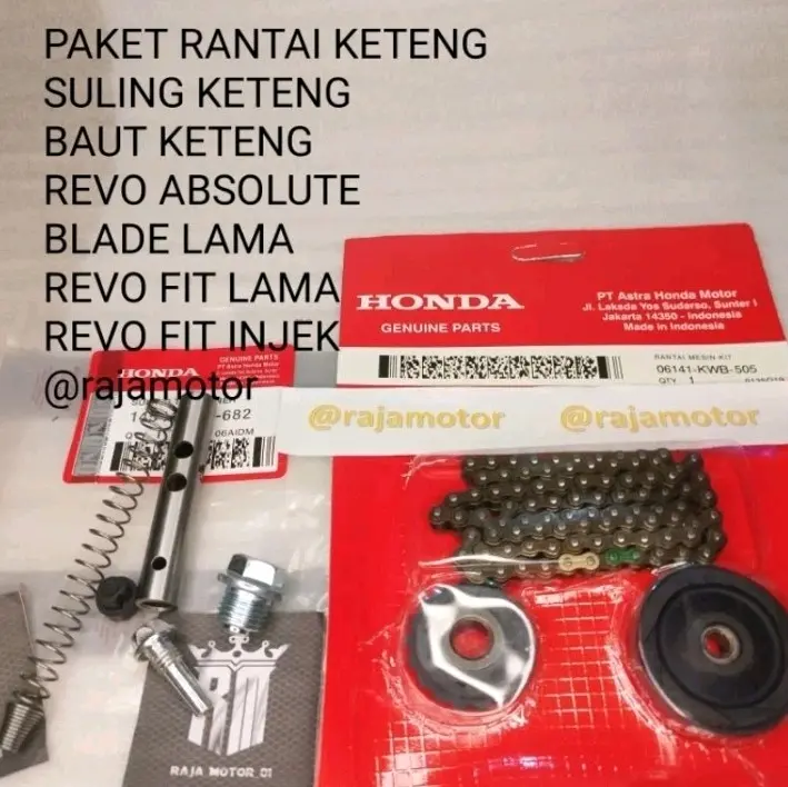 PAKET RANTAI KETENG + SULING KETENG + BAUT KETENG REVO ABSOLUTE BLADE REVO FIT BLADE NEW