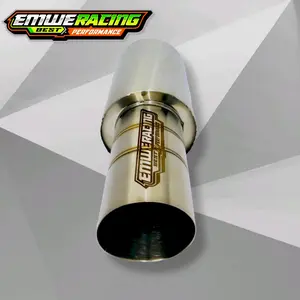 KNALPOT Mobil EMWE RACING PLONG TITAN P FULL STENLIS Ngebas Adem Bulet Empuk Gahar Bass Inlet 2inc Kenalpot Mobil Avanza Vios Sedan Kijang Xenia Ayla Agya Mobilio Brio Calya Jazz Yariz Pick Up Grand Max Sigra Luxio Wuling Karimun Apv Ertiga Motorcycle