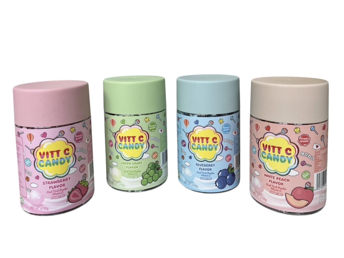 Vitt C candy sugar free 102 g. ประมาณ 100 เม็ด