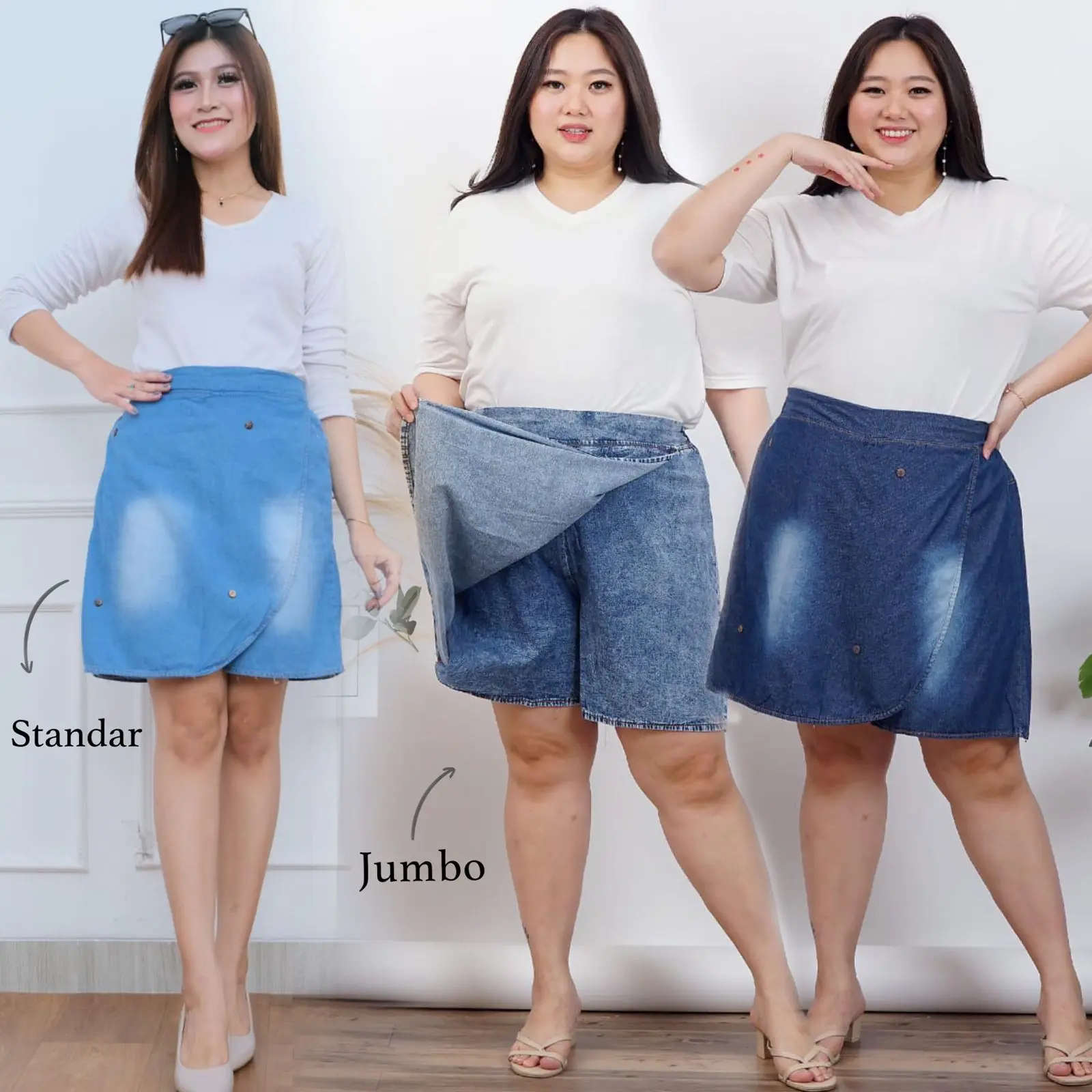 Celana Rok Pendek Semma Standar & Jumbo