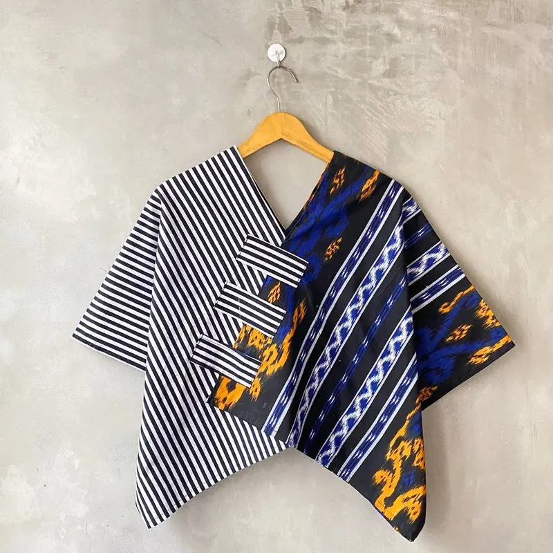 CROP TOP BATIK ATASAN WANITA OUTER LUCU corduroy 5