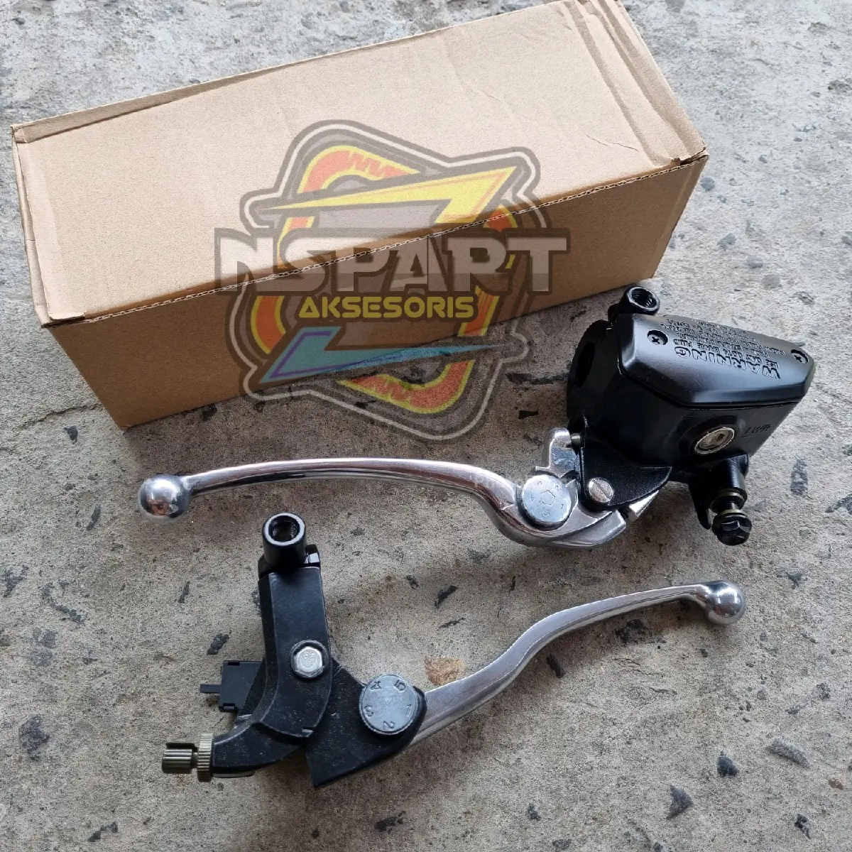 Master Rem Nissin Moge ER 6 Import Dus Coklat Set kanan Kiri GlLmax Tiger Megapro Universal Semua Motor Bisa