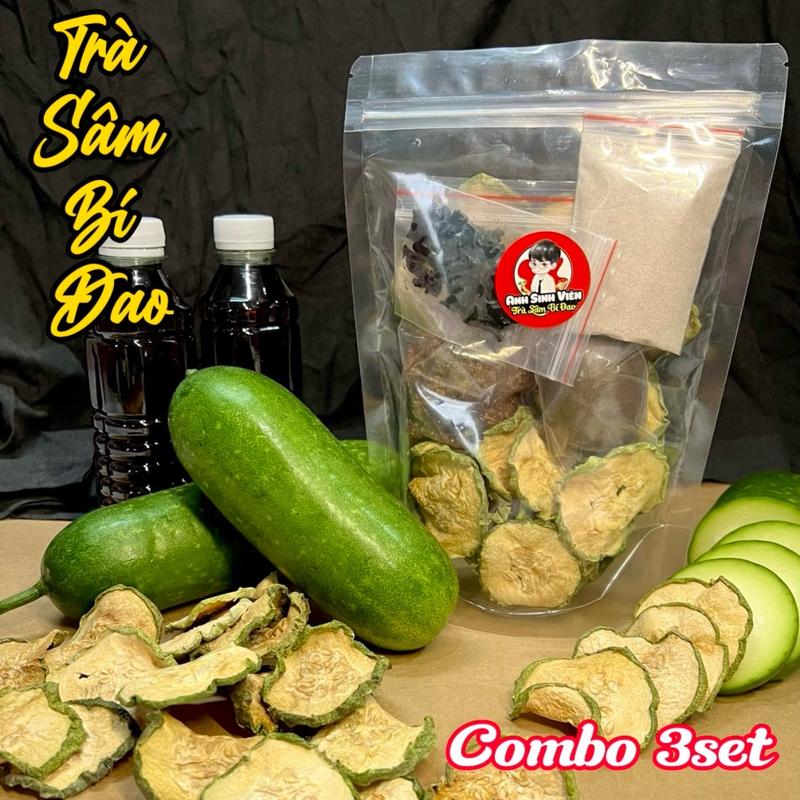  Sâm Bí Đao Anh Sinh Viên Combo 3 Set nguyên liệu Trà 1 set nấu 12 lít nước  Trà Tea Chè 