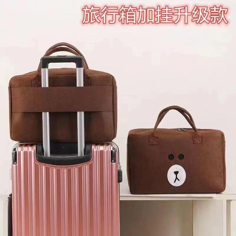 Túi du lịch, chất liệu nỉ, túi lưu trữ hành lý, dung tích lớn, thích hợp cho các bà mẹ mang thai, túi du lịch cho chuyến công tác, túi Hành Lý, túi đựng đồ 3