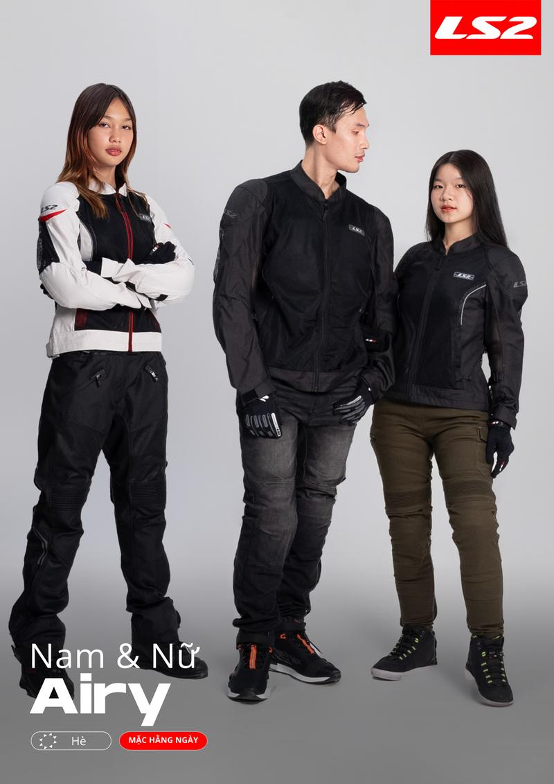 Product Introduction of Áo Thời Trang Bảo Hộ Lái Moto, Xe Máy LS2 Airy Man EVO - LS2 HELMETS 9