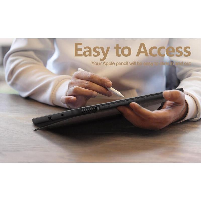 Product Introduction of [Cool Digital Store] 2nd Generation Compatible with Magic Keyboard Smart Folio Designed for Apple Pencil Holder 18