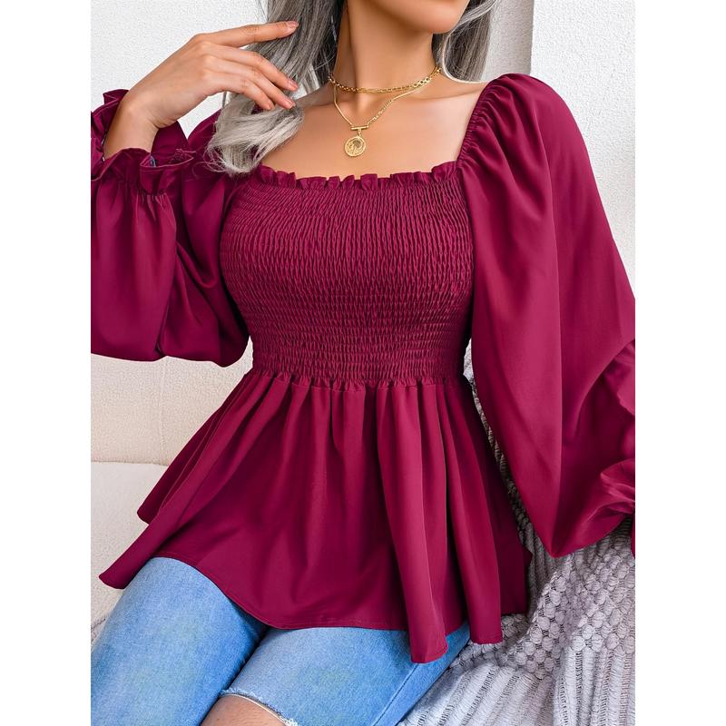 maroon chiffon blouse
