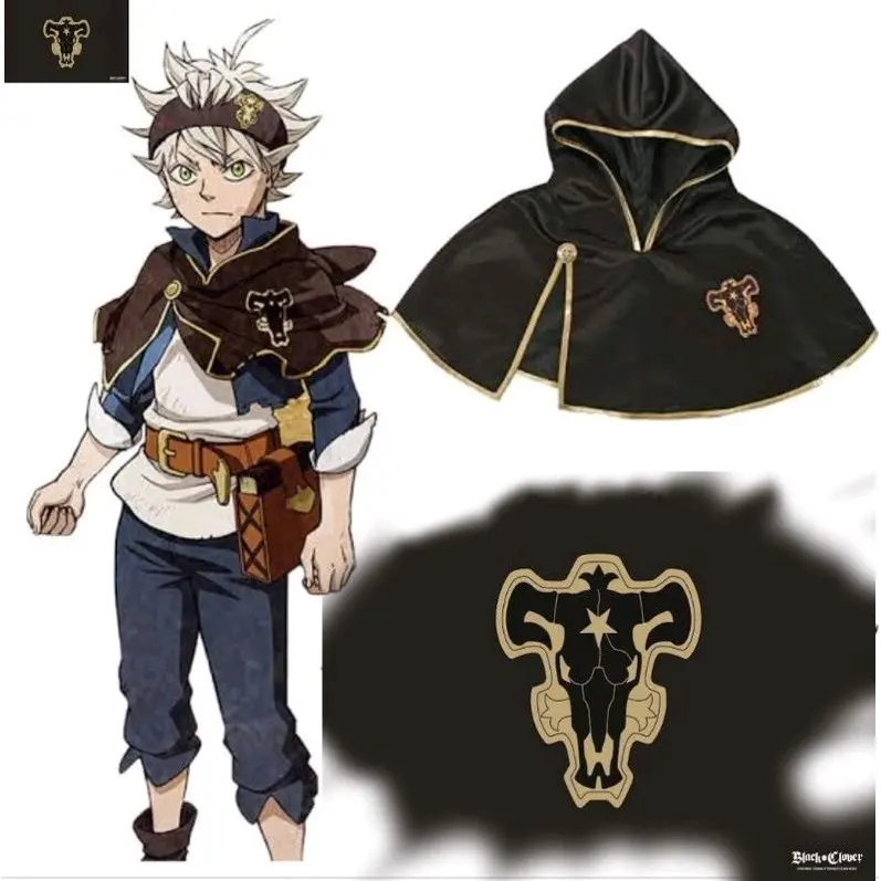 Anime Costumes Anime Black Clover Golden Dawn Cape Yuno Grinberryall Cosplay Come Beige Blue Cloak Fourleaf Clover Asta Clover Kingdom Men Z0301 From Make08, $89.02 - Foto 5