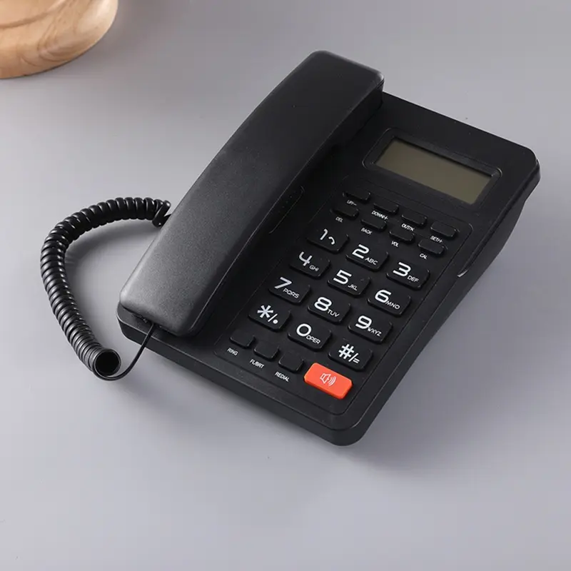 Điện thoại cố định, Điện thoại gia đình để bàn, Điện thoại tích hợp cho người gọi người cao tuổi, cho gia đình. 2
