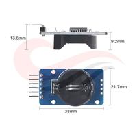 Jual DS3231 AT24C32 I2C Precision RTC Module – Real Time Clock + EEPROM ...