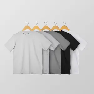 Kaos Polos ANAK LENGAN PENDEK Cotton Combed 30s Abu Muda - Abu Misty - Abu Tua - Hitam - Putih