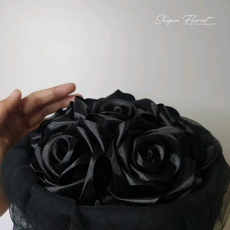 ROUND BUKET SMALL SIZE                                                            buket bunga | round buket | buket bunga satin | buket bulu | money buket 3